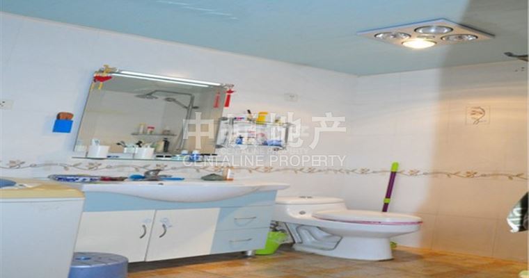 山水系统双层2微晶通风远洋玻璃背景新风可谈沙发石居室南向风景墙效果图图片
