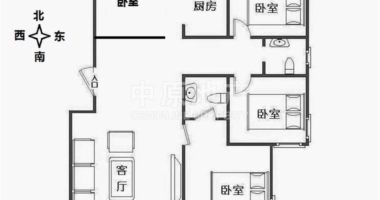 垡头翠城馨园 三居改四居 南北通透 采光好 诚意出售