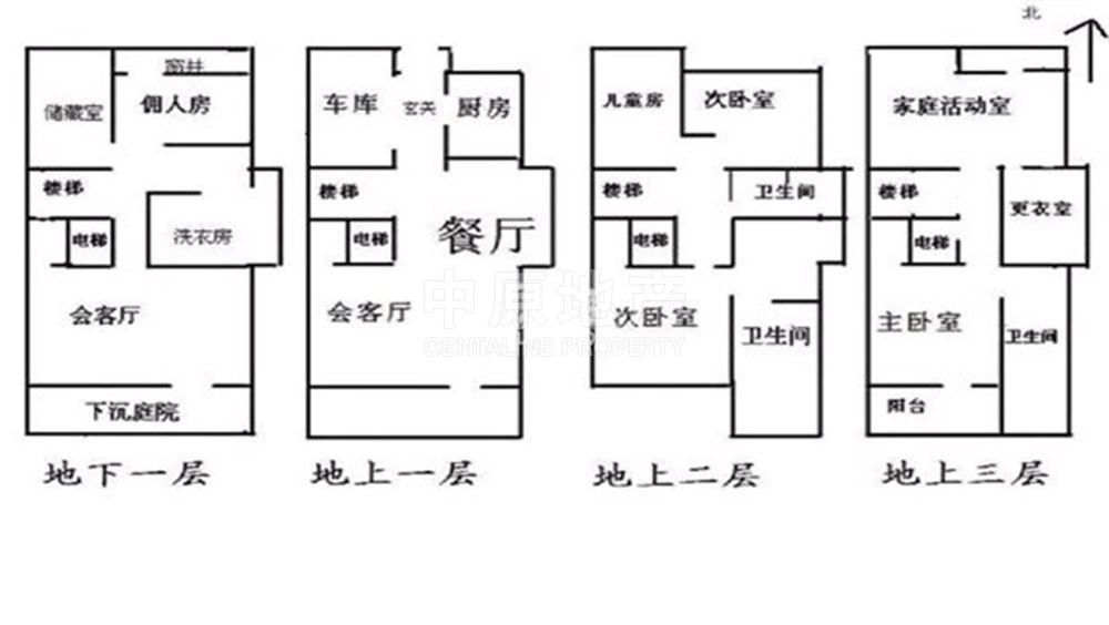 御墅临枫别墅 5室2厅6卫 客厅朝南 主卧朝南