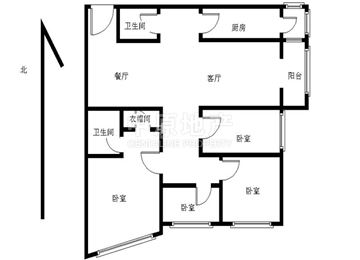 芳古园二区大四居室东南向正对小区花园房本满五年高楼层