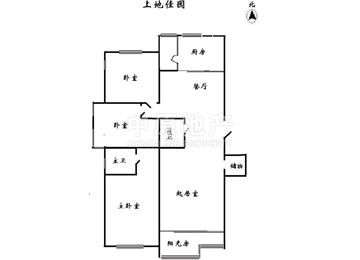 【上地佳园 3室2厅2卫 格局方正 品质小区-上地佳园二手房-北京中原