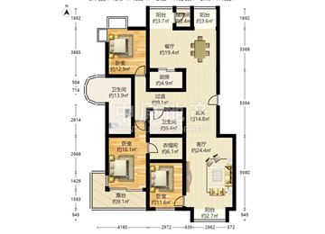 山水文园四期-户型图