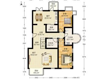 山水文园五期-户型图