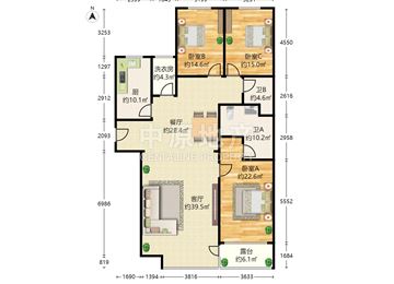 新纪元家园 小区主力三居室 前后不临街 满五年 名下无二套