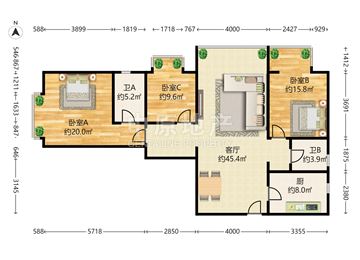 美景东方-户型图