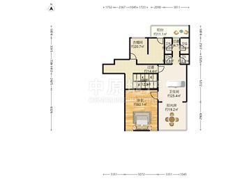 万城华府玺园-户型图