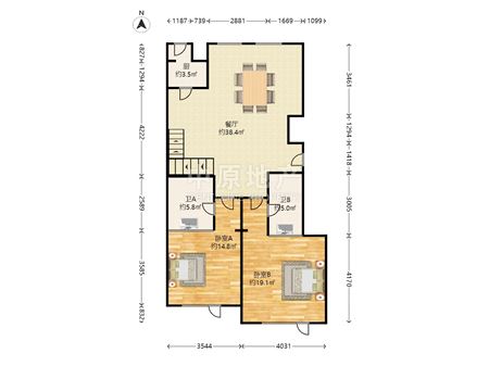 山水文园三期-户型图