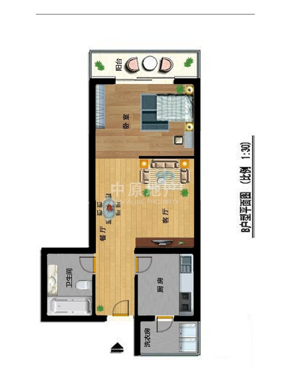 萬柳 蜂鳥家園 b戶型一居室 南北通透 原始名額 穩定簽約