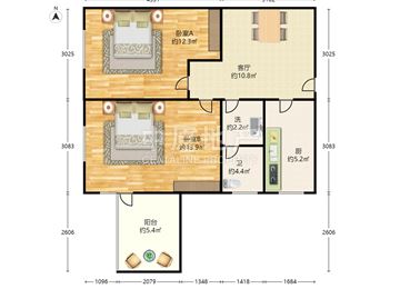 芳城园三区-户型图